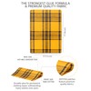 ZEFFFKA Premium Quality Large Plaid Tartan Fabric Iron-on Patches Inside