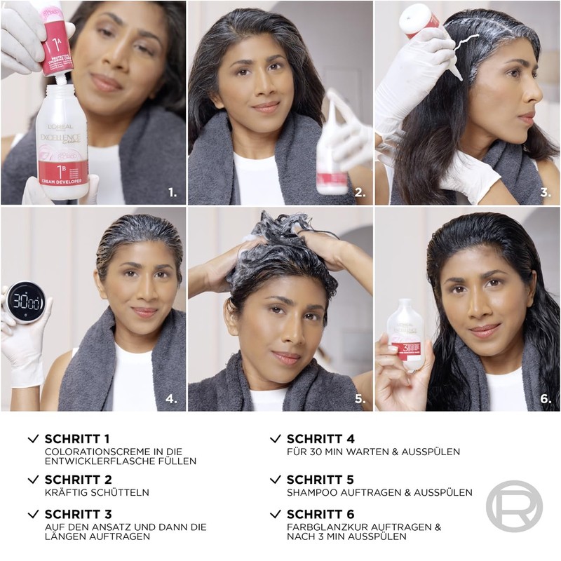 L'Oréal Paris Excellence Cream Pack of 3 x 268 g