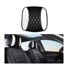 KHGUZ Car Headrest Cover, Soft Leather Dirt-Proof Vehicle Seat Head