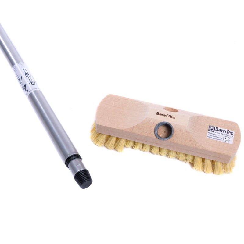 MyprenFibre All-Purpose Scrubber with Beard and Telescopic Handle