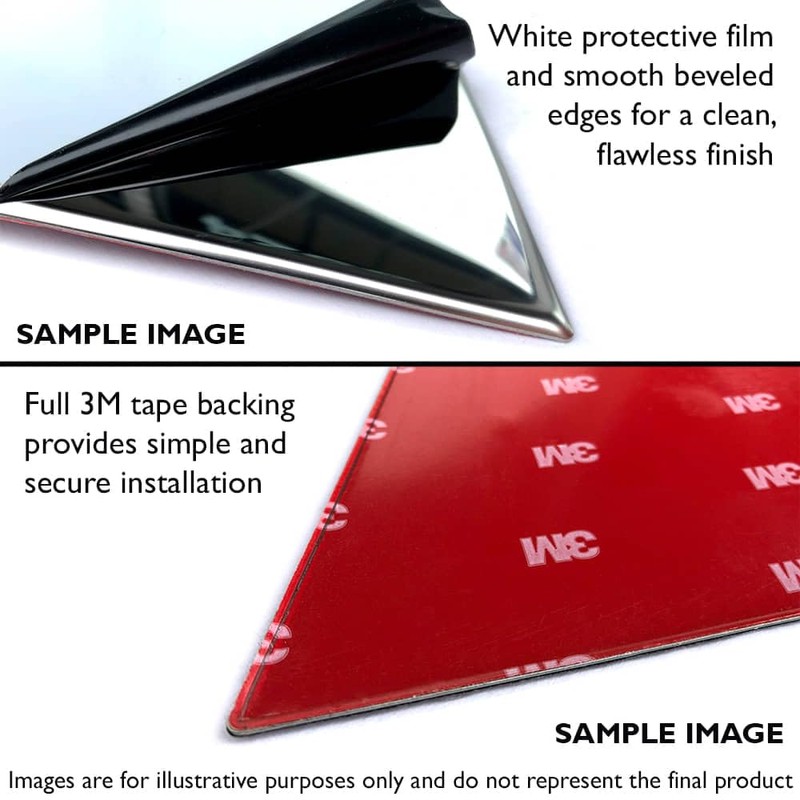Auto Reflections 1pc 7/8" Rear Bumper Accent Trim for Chevy
