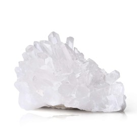 LAIDANLA Clear Quartz Crystal Natural Healing Crystals Stones Cluster Mineral Geode Gemstones for Reiki Energy Balance Calming Effects Wicca 60-80g