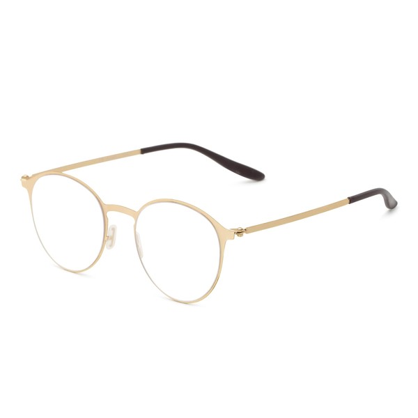 Foster Grant unisex adult Hayden Superflat Glasses Reading Glasses, Gold, 50mm US