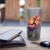 Torch Bearer Running Against Sunset Stainless Steel Insulated Tumbler