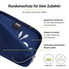 Artwizz 8188 1586 Neoprene Case for Cable – Black blue