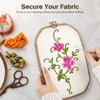YOFAPA 9 Pcs Embroidery Hoops, Flexible Round Cross Stitch Hoops,
