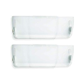 FILTERWOW Unbreakable Clear Plastic Heat and Air Vent Deflector-Magnetic and Adjustable 10-14 Inches for Use On Floor Vents, Sidewalls, and Ceiling Registers 2 Pack