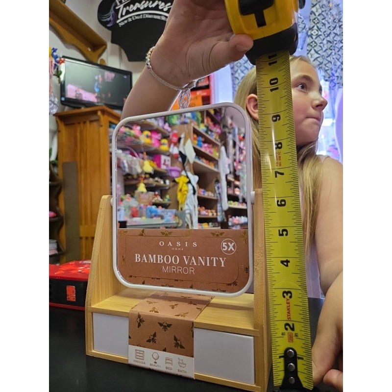 Oasis Home Bamboo Vanity Mirror