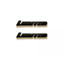 Toyota Overlay !! New 2014-2024 Toyota 4Runner Limited Gloss Black OUT Emblem Kit 5 PCS