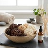 Rattan Balls 64 Pcs Decorative Balls with Natural Woven Texture,