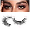 14 Pairs 6D False Eyelashes Fluffy Faux Mink D Curl