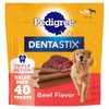 Pedigree DENTASTIX Beef Flavor Large Treats for Dogs - Value