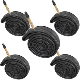 Vavert Unisex's 700X28/35C PRESTA VALVE (40MM) - 5 PACK Inner Tubes, Black, 700 x 28-35c