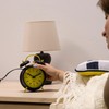 FISURA Analogue Alarm Clock, Black/Yellow, Standard
