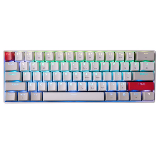 NEWMEN GM610 60% Wireless Mechanical Gaming Keyboard, 61 Keys Bluetooth
