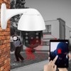 1080P Waterproof Wireless 6 lights IR PTZ Speed Dome Outdoor