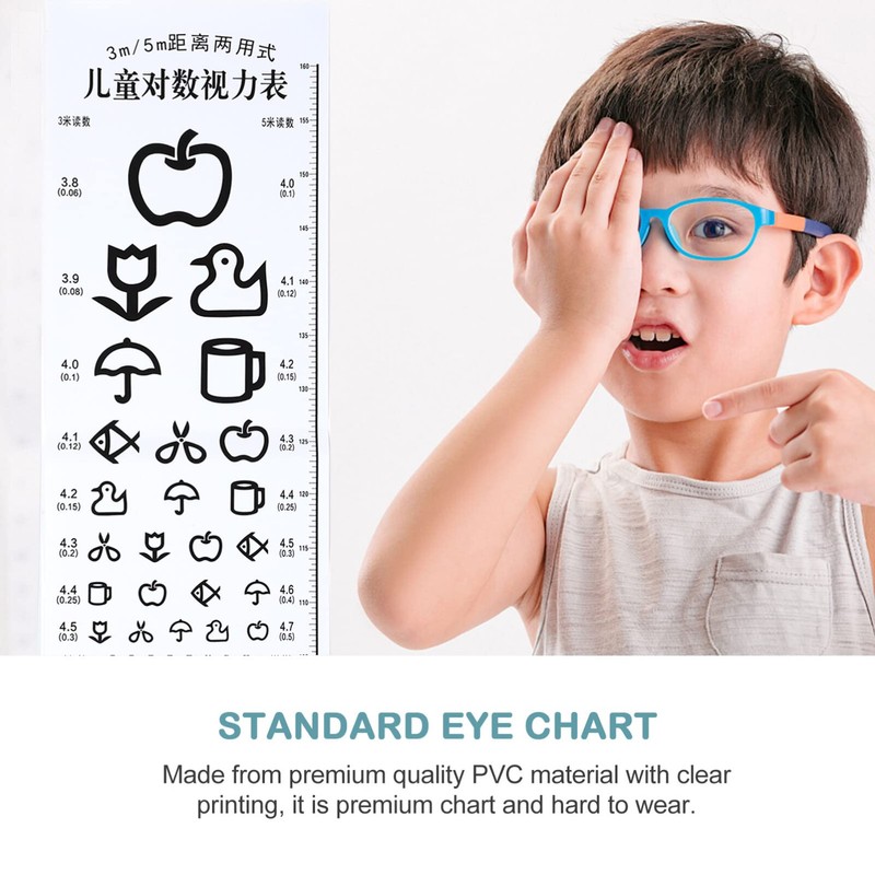 Mipcase TV Board Vision Test for Children: Vision Test Board
