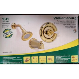 American Standard Shower Faucet and Bath Tub Set Polished Brass - American Standard, Williamsburg