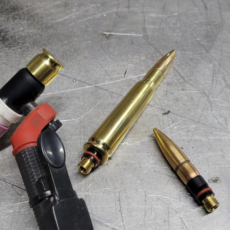Complete 50 cal Bullet Tig Welding Back Cap Set, Welding