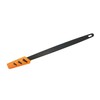 TUPPERWARE Griffbereit Kleiner Top-Schaber schwarz-orange Teigspachtel schmal, Silikon