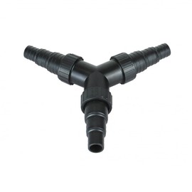 AquaOne Hose Connector CST-02 Y-Piece 25/32/38 mm I High-Quality Connector for Garden and Swimming Pool I Pond Hose Pool Hose Adapter I Reduction Connection