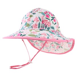 Pesaat Baby Sun Hat, for Girls with UV Protection, Sun Hat, Baby Boy, with Neck Protection, Summer Hat, Children Baby Hat, Summer - Umbrella. Mirabilis Jalapa
