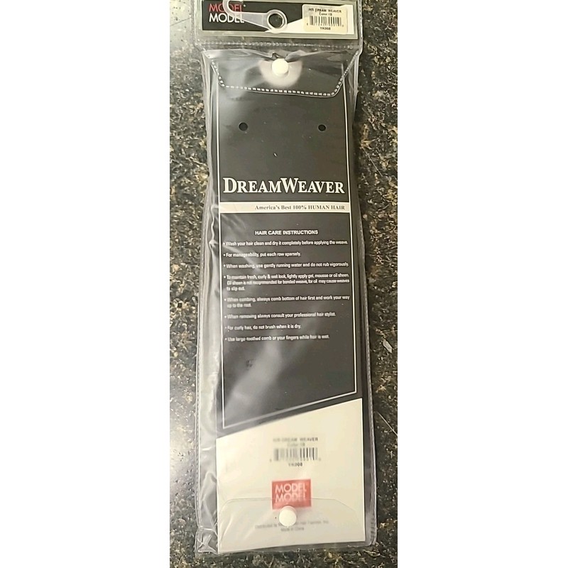 Model Model DreamWeaver Yaky 100% 8" Human Hair- Color 1B