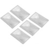 5 Pcs Portable 3X Pocket Magnifier, Fresnel Lens Credit Card