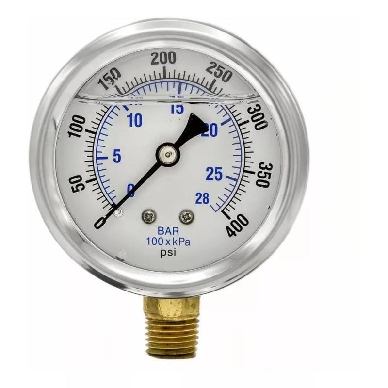 Pic Gauge Pro-201l-254i Glicerina Lleno Inferior Industrial