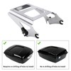 XFMT Motorcycles Chrome Detachable Two Up Luggage Rack Trunk Mount