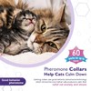 4 Pack Cat Calming Collar, Efficient Anxiety Relief, 38cm Adjustable