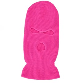 Gadgetking 3 Hole Full Face Ski Mask Winter Cap Balaclava Hood Beanie Cap Hats Military Tactical Swat Warmer 2 Motorcycle Helmet Motorbike Paintball Paint Balling (Rose red)
