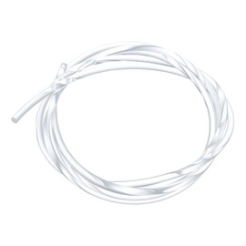 X AUTOHAUX 5mm 0.2" 2m 6.56ft Universal PMMA Plastic Optic Fiber Side Glow Cable Fiber Optic Cable for Car Clear - Pack of 1