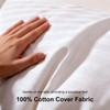 FISHDRU Goose Feathers and Down White Pillows with 100% Cotton