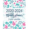 2020-2024 Monthly 5-Year Calendar Planner: 60 Months Calendar, Monthly Schedule