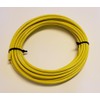 Yellow Vinyl Coated Wire Rope Cable, 3/16" - 1/4", 7x19: