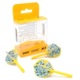 CUESOUL ROST Integrated Dart Shaft and Flights Standard Shape,with Four Mythological Symbols Design,Set of 3 pcs