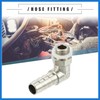 VekAuto Universal Car 90 Degree Brass Fitting Hose Adapter, Hose
