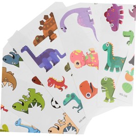 BIUDECO Dinosaur Temporary Stickers 20 Sheets Temporary for Women for Decor Birthday Party Supplies