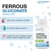 Puregen Labs Ferrous Gluconate 324 mg [High Potency] Iron Supplement,