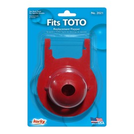 Korky 2021BP G-Max Flapper For TOTO Toilet Repairs - Large 3-Inch Flapper - Easy to Install - Made in USA
