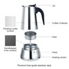 DITOSH 2 Cup 100 ML 3.3 oz Stovetop Espresso Maker