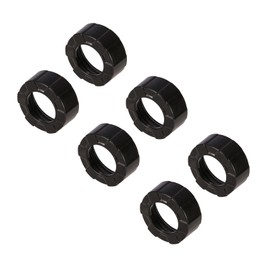 Sausage Caulking Gun Front Cap Black Front Cover (6pcs Plastic)