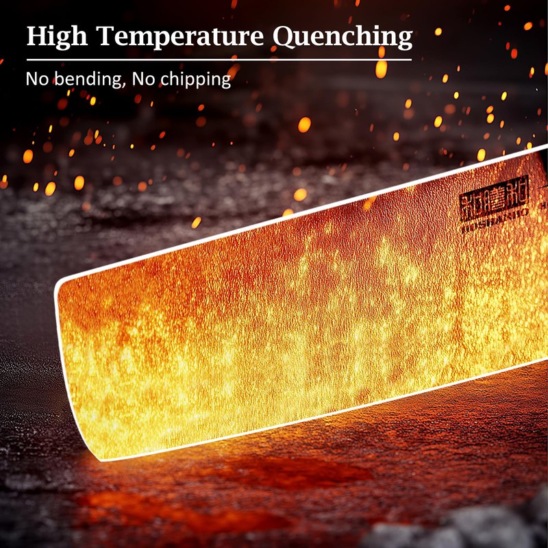 HOSHANHO 7 Inch Nakiri Knife, Japanese High Carbon Powder Steel