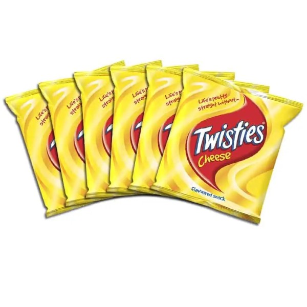 Twisties Smiths Cheese Twisties 6 SHARE pack 114g