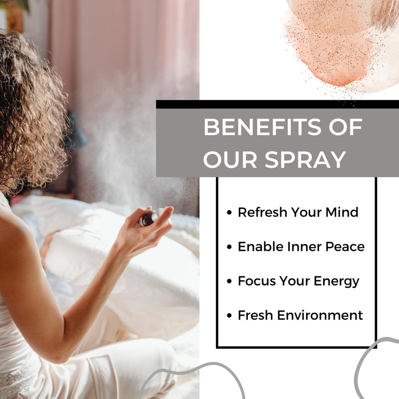 Benatu Citrus Vanilla Essential Oil Blend Spray for Body and