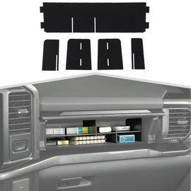 amayum Glove Box Organizers Co-pilot Storage Compartment Divider Interior Accessories Compatible with Ford F150 2021-2023