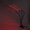 3 Head Clip Plant Light Full Spectrum Red White Warm