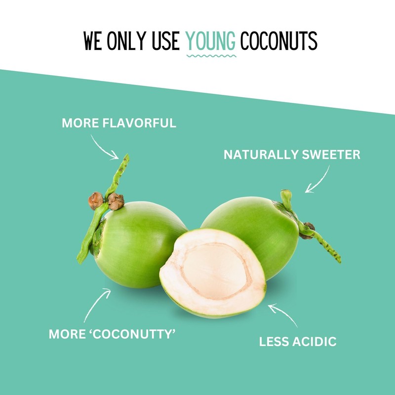 Little Palm - Pure Coconut Water, Made from Young Coconuts,