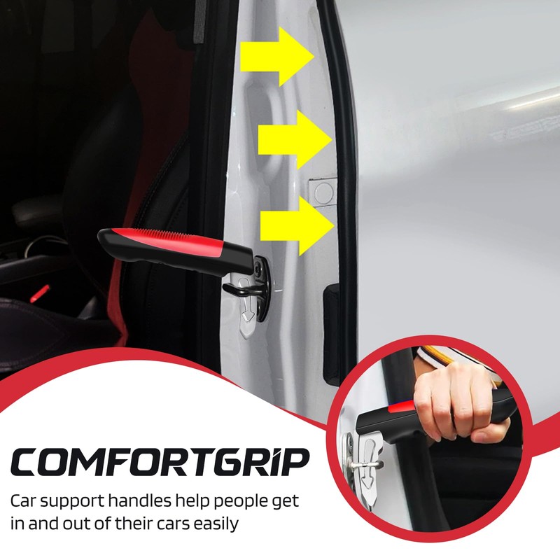 ziyue 2 Pack Car Door Handle for Elderly, 2 in